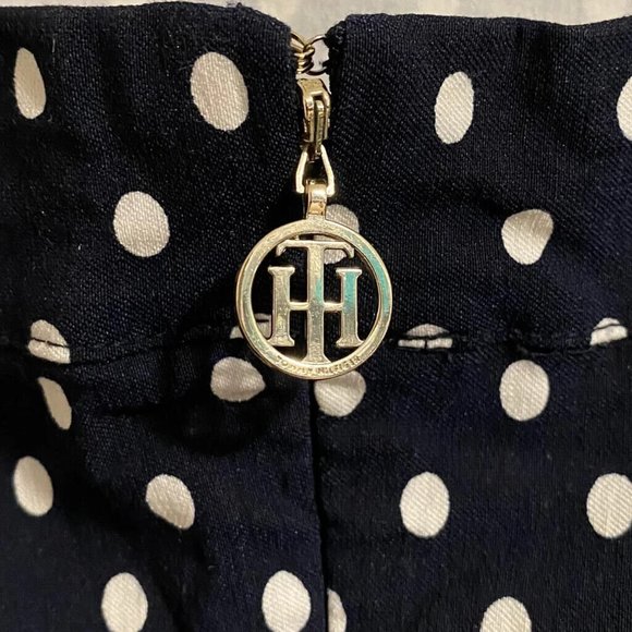 Tommy Hilfiger Black & White Polka Dot Pencil Dress Size 12 - Picture 5 of 8